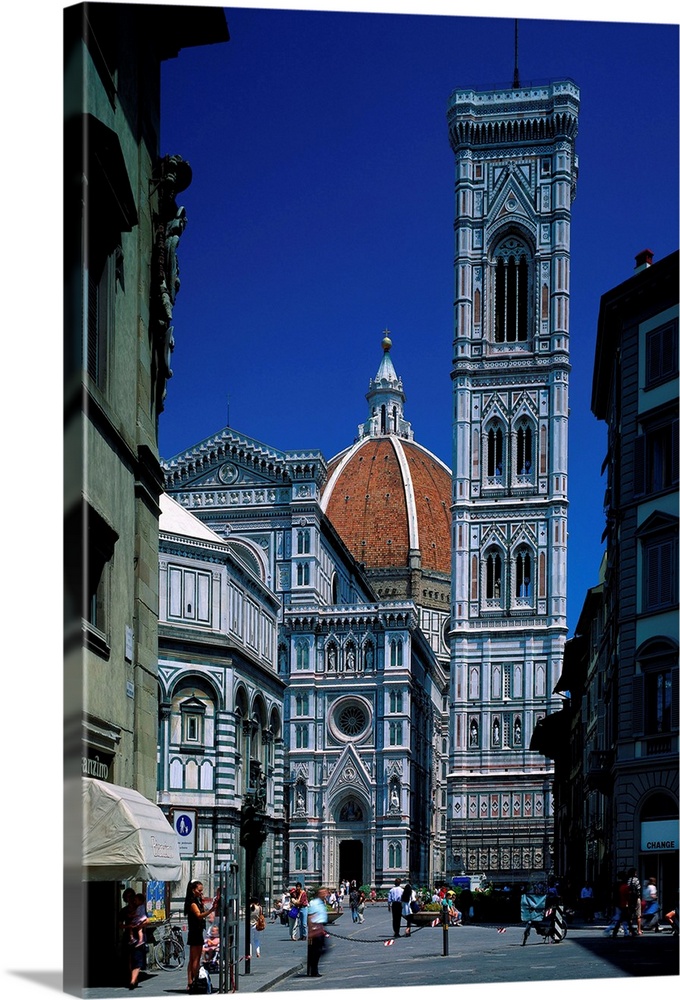 Italy, Florence, Duomo and Giotto's Bell Tower
