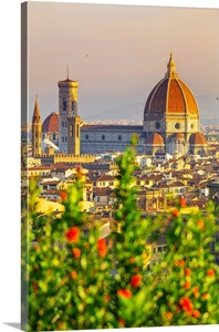 Italy, Florence, Duomo Santa Maria del Fiore, Duomo and Giotto's Bell Tower image thumbnail