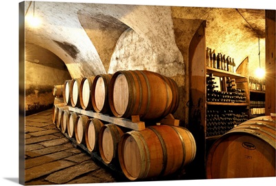 Italy, Friuli-Venezia Giulia, Collio, Cormons, Wine cellars at the Edi Keber winery