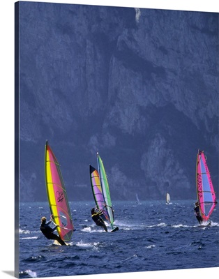 Italy, Lake Garda, Windsurf