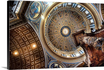 Italy, Latium, Vatican City, Roma District, Rome, Saint Peter's Basilica In The Vatican