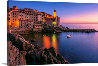 Italy, Liguria, La Spezia District, Riviera Di Levante, Tellaro, Mediterranean Sea