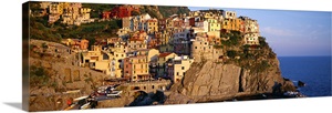 Italy, Liguria, Manarola, view towards the village image thumbnail