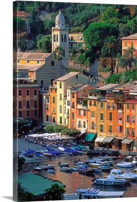 Italy, Liguria, Portofino, The small harbor