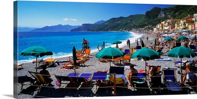 Italy, Liguria, Varigotti, beach
