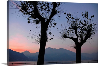 Italy, Lombardy, Como Lake, Sunset