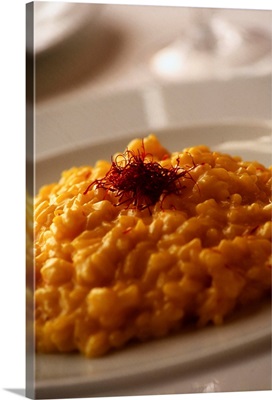 Italy, Lombardy, Saffron rice