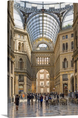 Italy, Naples, Galleria Vittorio Emanuele II