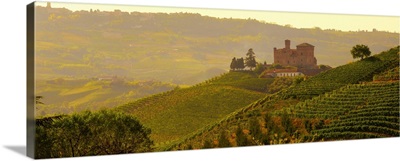 Italy, Piedmont, Langhe, Cuneo, castle of Grinzane Cavour village