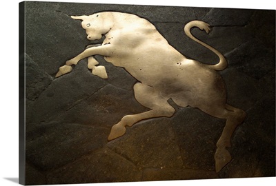 Italy, Piedmont, Torino, Caffe Torino, the bull is the symbol of the city