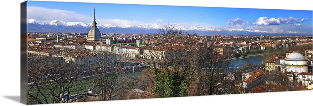 Italy, Piedmont, Torino district, Mediterranean area, Turin, Town in winter
