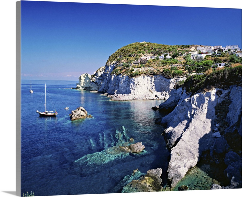 Italy, Pontine Islands, Ponza, The coast