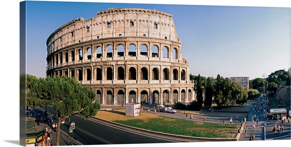 Italy, Latium, Mediterranean area, Roma district, Rome, Roman Forum, Colosseum