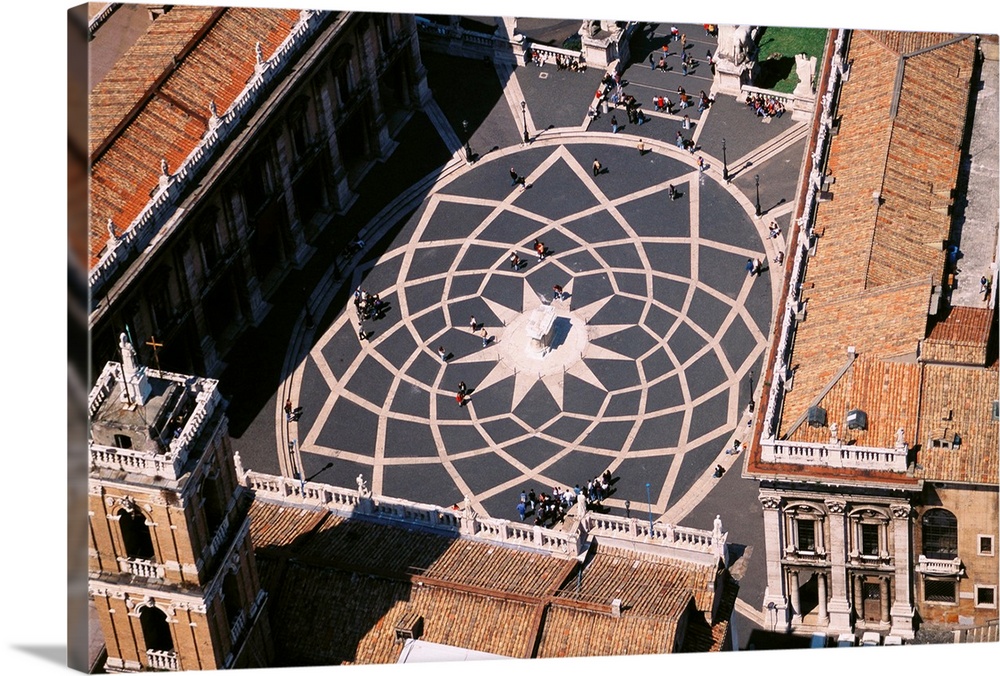 Italy, Rome, Campidoglio, aerial view
