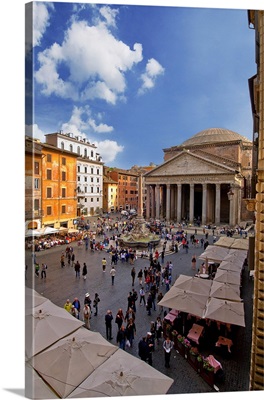 Italy, Rome, Pantheon, Mediterranean area, Roma district, Square