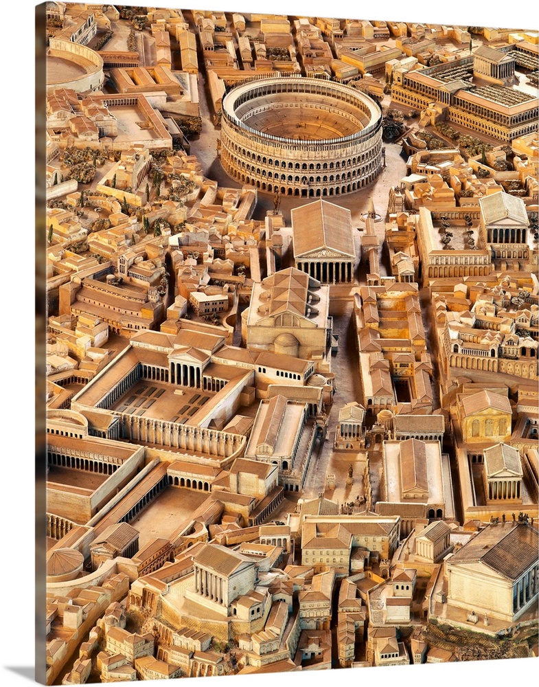 Italy, Rome, plastic model of Rome