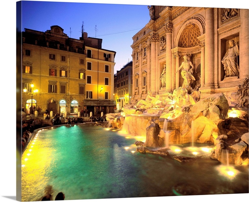 Italy, Rome, Trevi Fountain Wall Art, Canvas Prints, Framed Prints