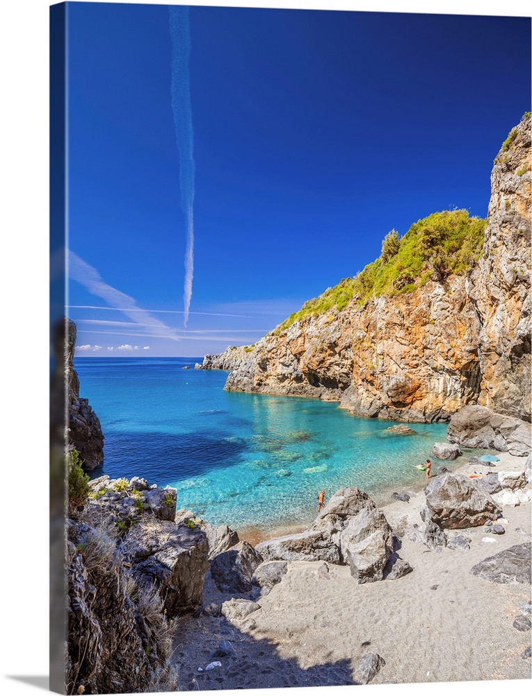 Italy, Calabria, Mediterranean area, Mediterranean sea, Cosenza district, San Nicola Arcella, Arco Magno beach.