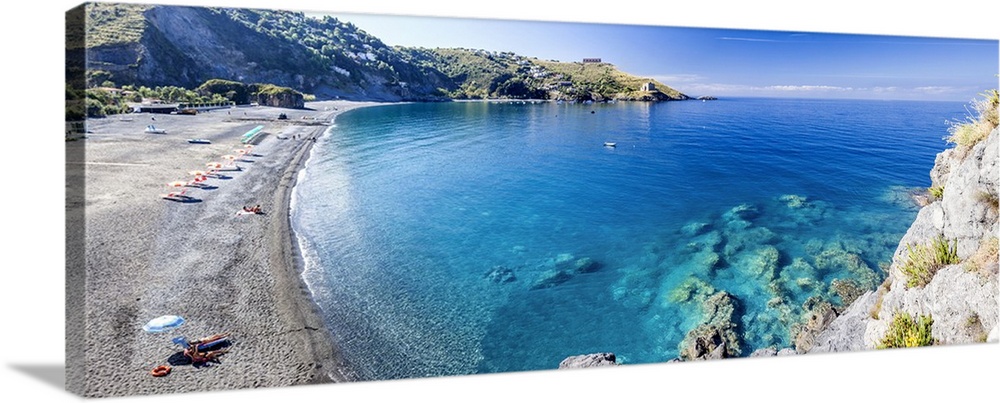 Italy, Calabria, Mediterranean area, Mediterranean sea, Cosenza district, San Nicola Arcella, Azzurra Bay and Marinella be...