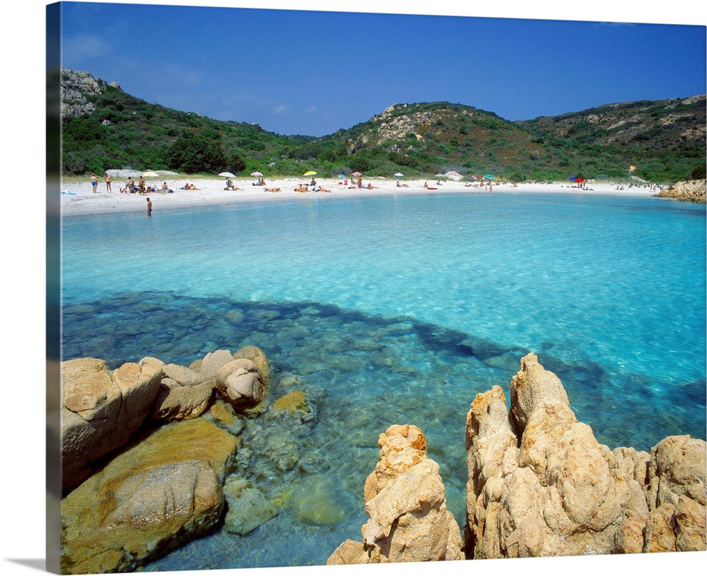 Italy, Sardinia, Northern Sardinia, Spiaggia del Principe beach (or Poltu li Cogghi).