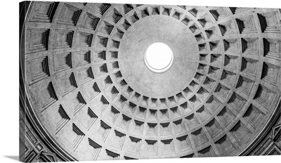 Italy, Seven Hills Of Rome, Pantheon, The Famous Roman Temple Dedicated To All The Gods