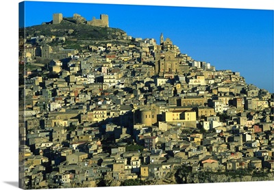 Italy, Sicily, Agira, town in Enna district