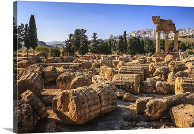 Italy, Sicily, Agrigento district, Agrigento, Valley of the Temples