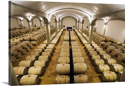 Italy, Sicily, Marsala, Trapani district, Donnafugata winery, Barriccaia cellar