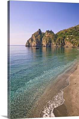 Italy, Sicily, Mediterranean sea, Messina district, Sant'Alessio Siculo, Beach
