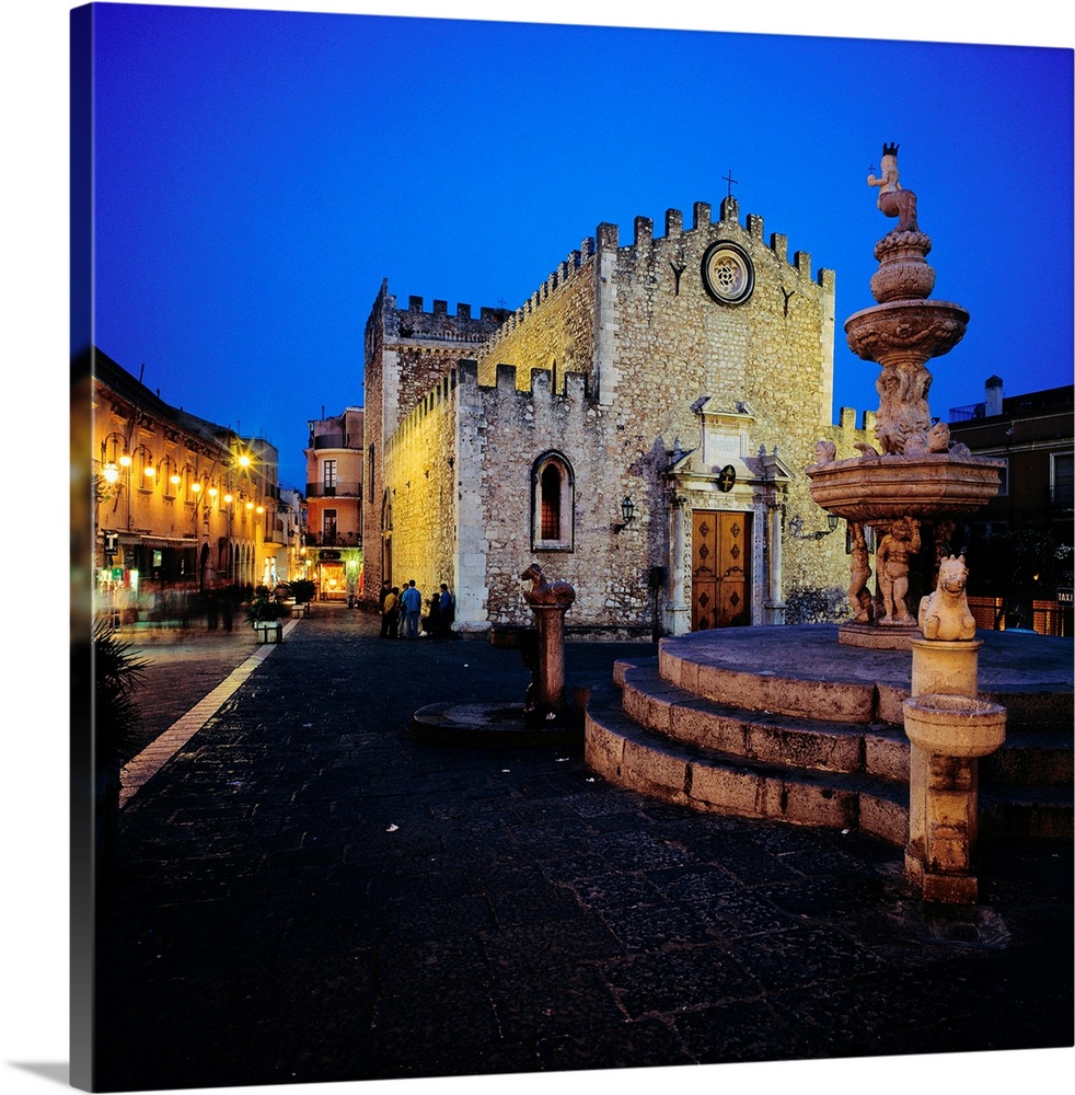 Italy, Sicily, Taormina, Cathedral