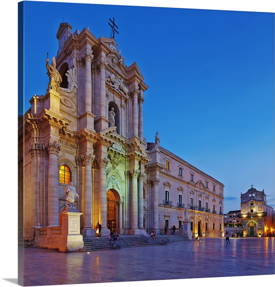 Italy, Sicily, Siracusa district, Siracusa, Cathedral of Santa Lucia.