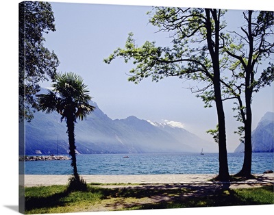 Italy, Trentino-Alto Adige, Trentino, Garda Lake, Riva del Garda, View over the lake