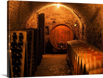 Italy, Trentino, Balter Farm, cellar