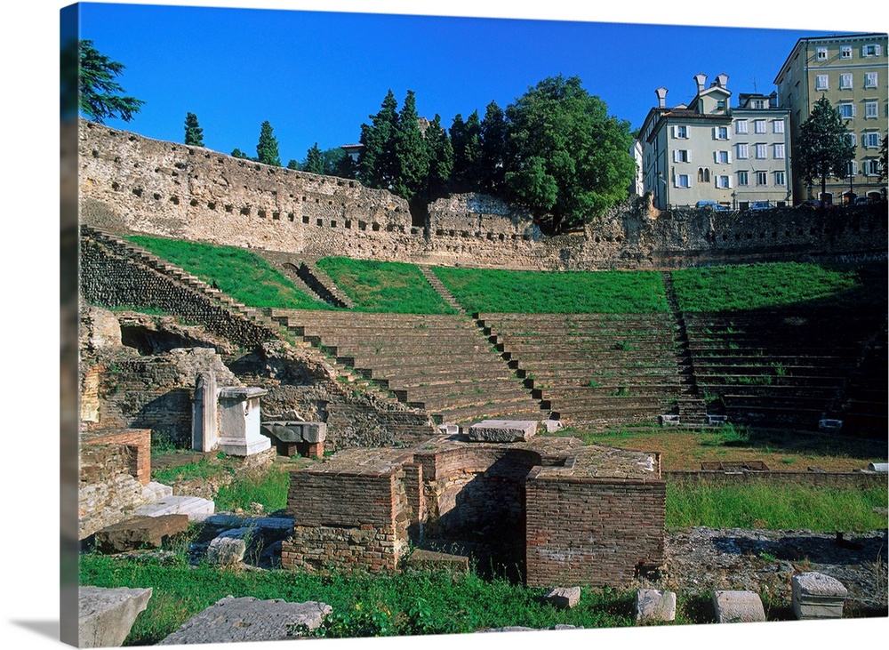 Italy, Trieste, Roman theater