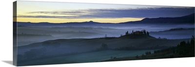 Italy, Tuscany, Amiata Mount, morning light