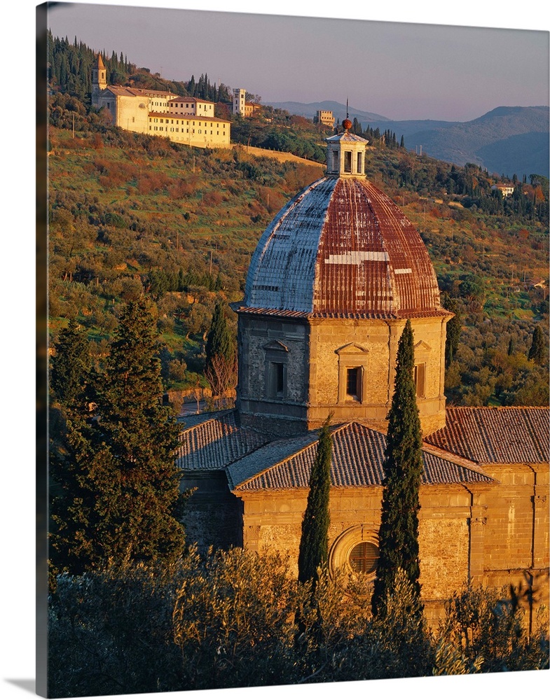 Italy, Tuscany, church of Santa Maria delle Grazie al Calcinaio near Cortona town