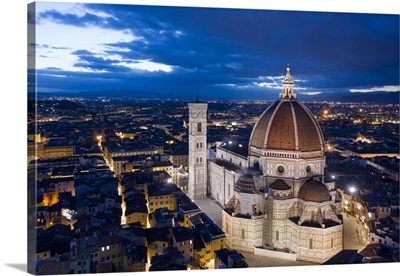 Italy, Tuscany, Florence, View On The Cathedral Of Santa Maria Del Fiore