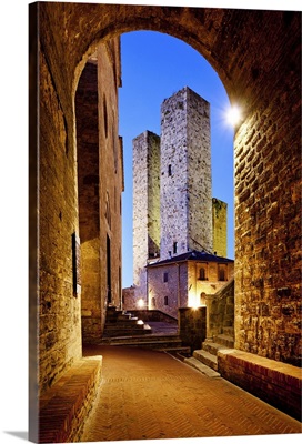Italy, Tuscany, Mediterranean area, Siena district, Val d'Elsa, San Gimignano, Old town