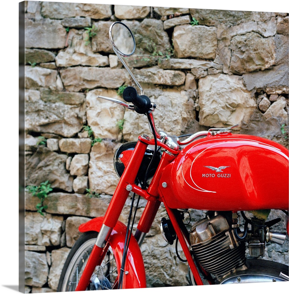 Italy, Tuscany, Moto Guzzi Motorcycle