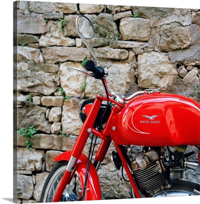 Italy, Tuscany, Moto Guzzi Motorcycle