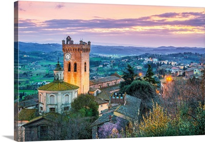Italy, Tuscany, Pisa District, San Miniato, View Of The Torre Di Matilde