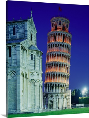Italy, Tuscany, Pisa, Piazza dei Miracoli, Duomo and the leaning tower