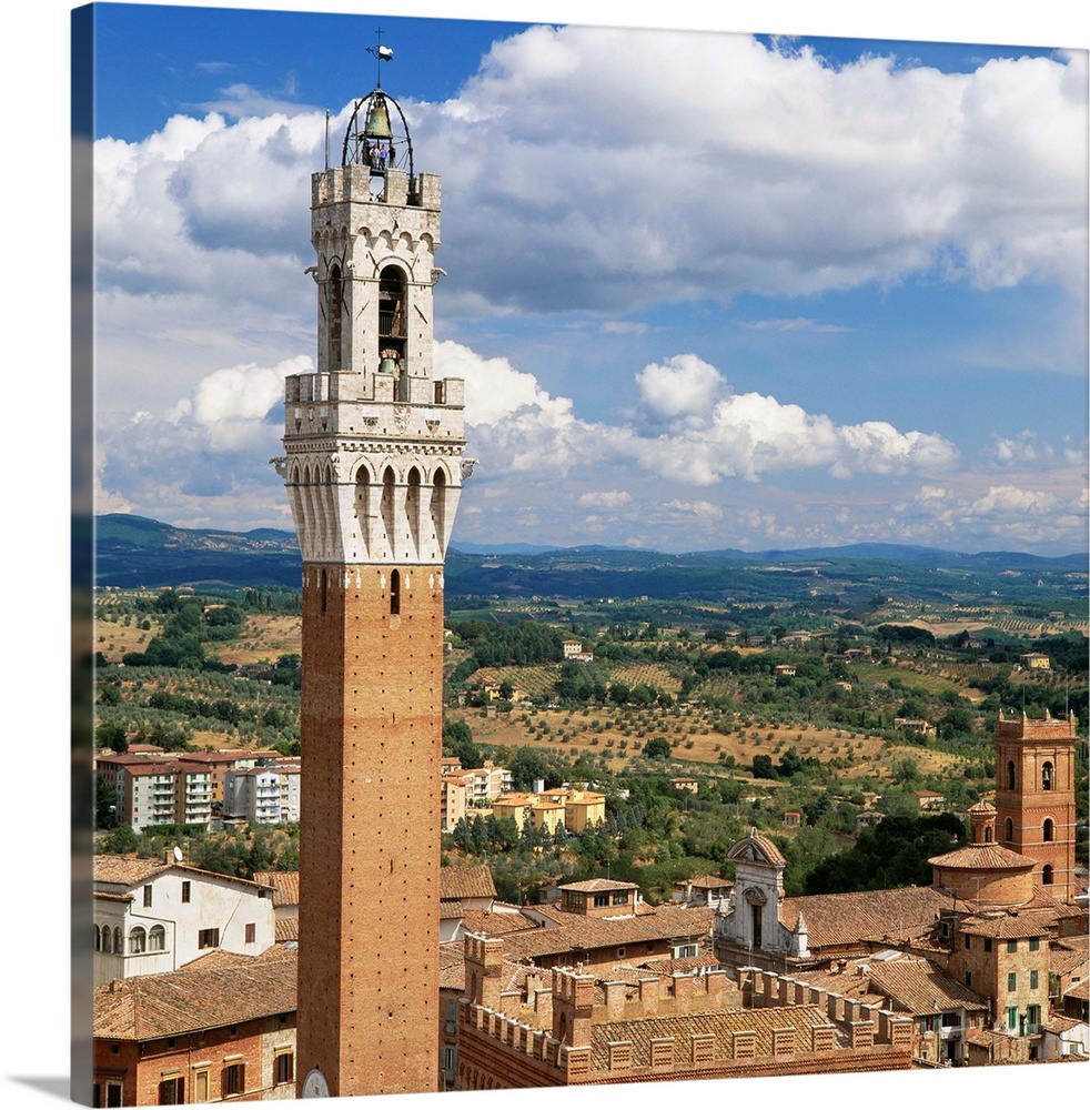 Italy, Tuscany, Siena, Mediterranean area, Siena district, Travel Destination, Torre del Mangia