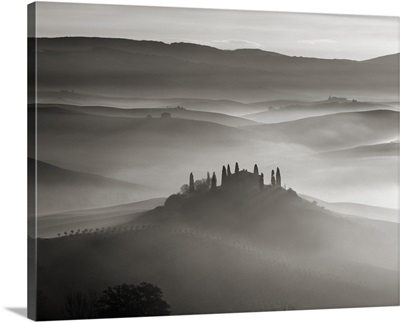 Italy, Tuscany, Val d'Orcia, typical countryside