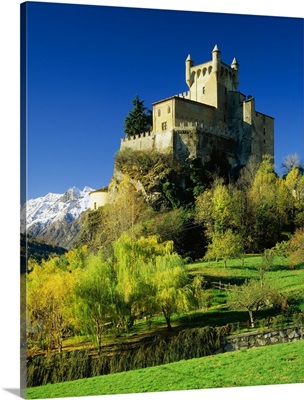 Italy, Valle d'Aosta, Castle of Saint-Pierre