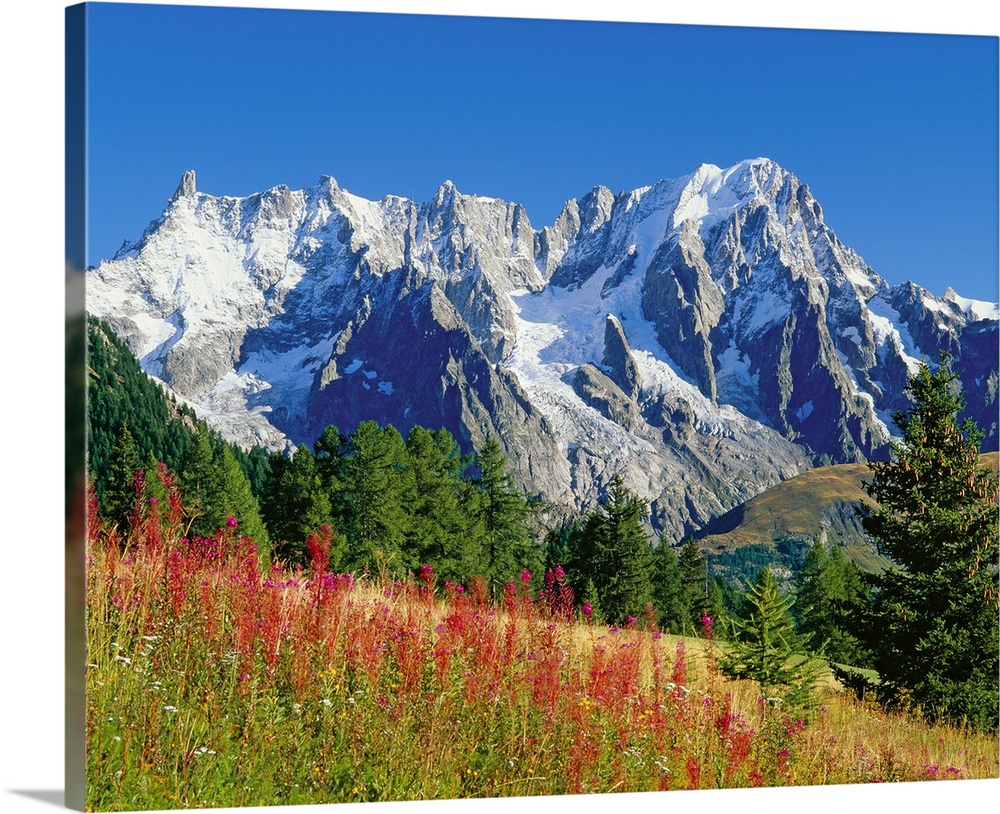 Italy, Italia, Aosta Valley, Valle d'Aosta, Courmayeur, Monte Bianco
