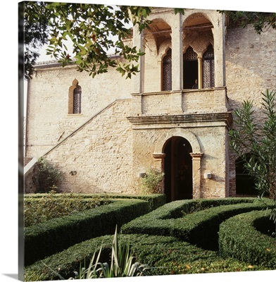 Italy, Veneto, Arqua Petrarca, house of Francesco Petrarca (italian XIV century poet)