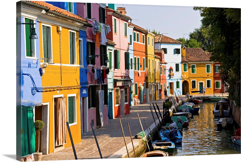 Italy, Veneto, Venice, Venezia, Burano, Mediterranean sea, Venetian Lagoon, Adriatic Coast, Venezia district, Travel Desti...