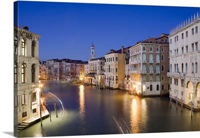Italy, Veneto, Venice, Grand Canal, View from Rialto Bridge