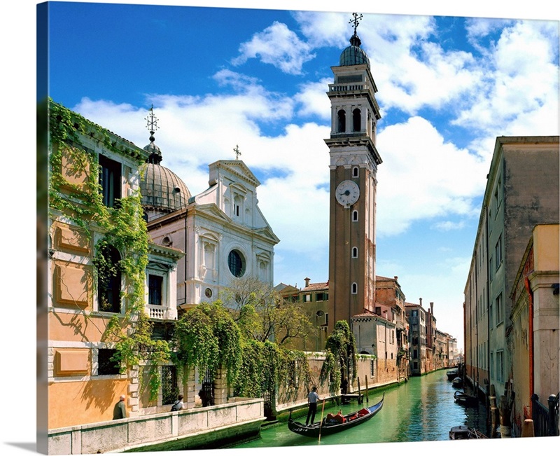 Campanile of San Giovanni Elemosinario (1531) church San Polo district  Venice the Veneto Italy Europe Stock Photo - Alamy